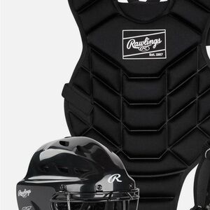 Rawlings Black Catcher's Gear